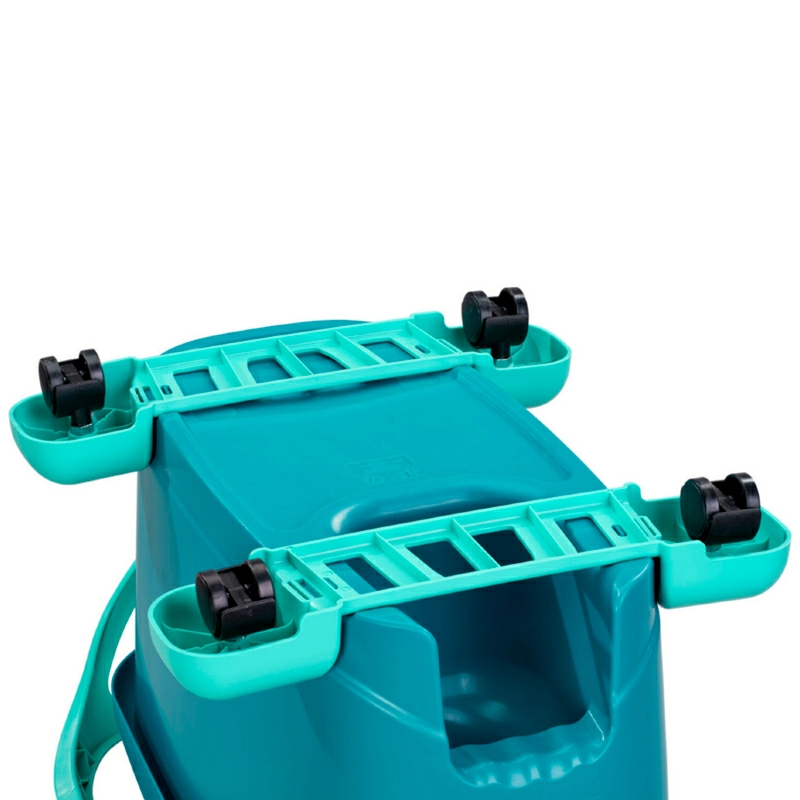 4 Набор для уборки Leifheit Clean Twist швабра и ведро с отжимом на колесиках фото 4