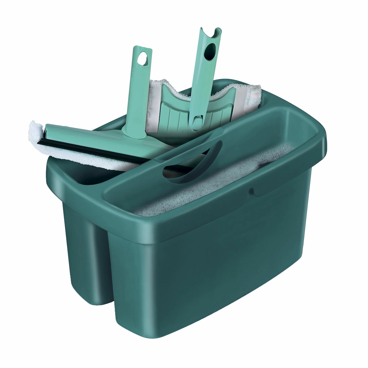 3 Ведро для мытья окон c 2-мя отделениями Leifheit Combi Box фото 3