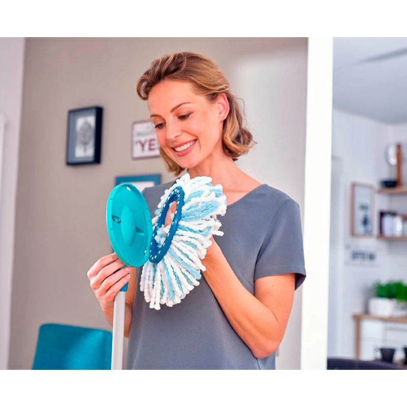 4 Набор для уборки Leifheit Clean Twist швабра и ведро с отжимом фото 4