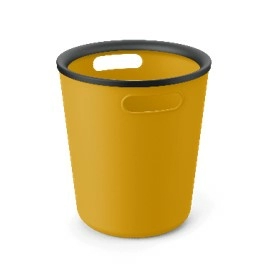 Корзина для мусора 10л Ambient Folk, цвет медово-желтый