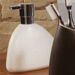 Дозатор для жидкого мыла Spirella Etna, белый фото 2