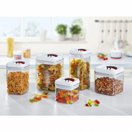 Контейнер квадратный для хранения Leifheit Fresh&Easy 1л фото 3