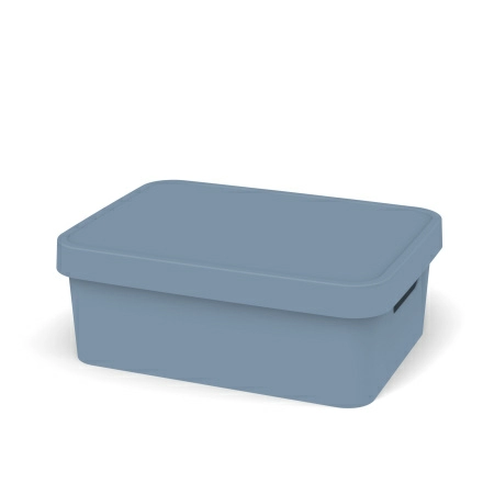 Ящик для хранения Ambient Folk 11л, серо-голубой фото 1