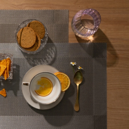 Салфетка сервировочная Zapel Frame grey&brown фото 6